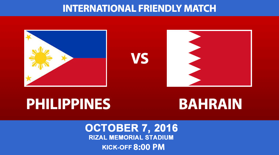 philippines versus bahrain fifa friendly