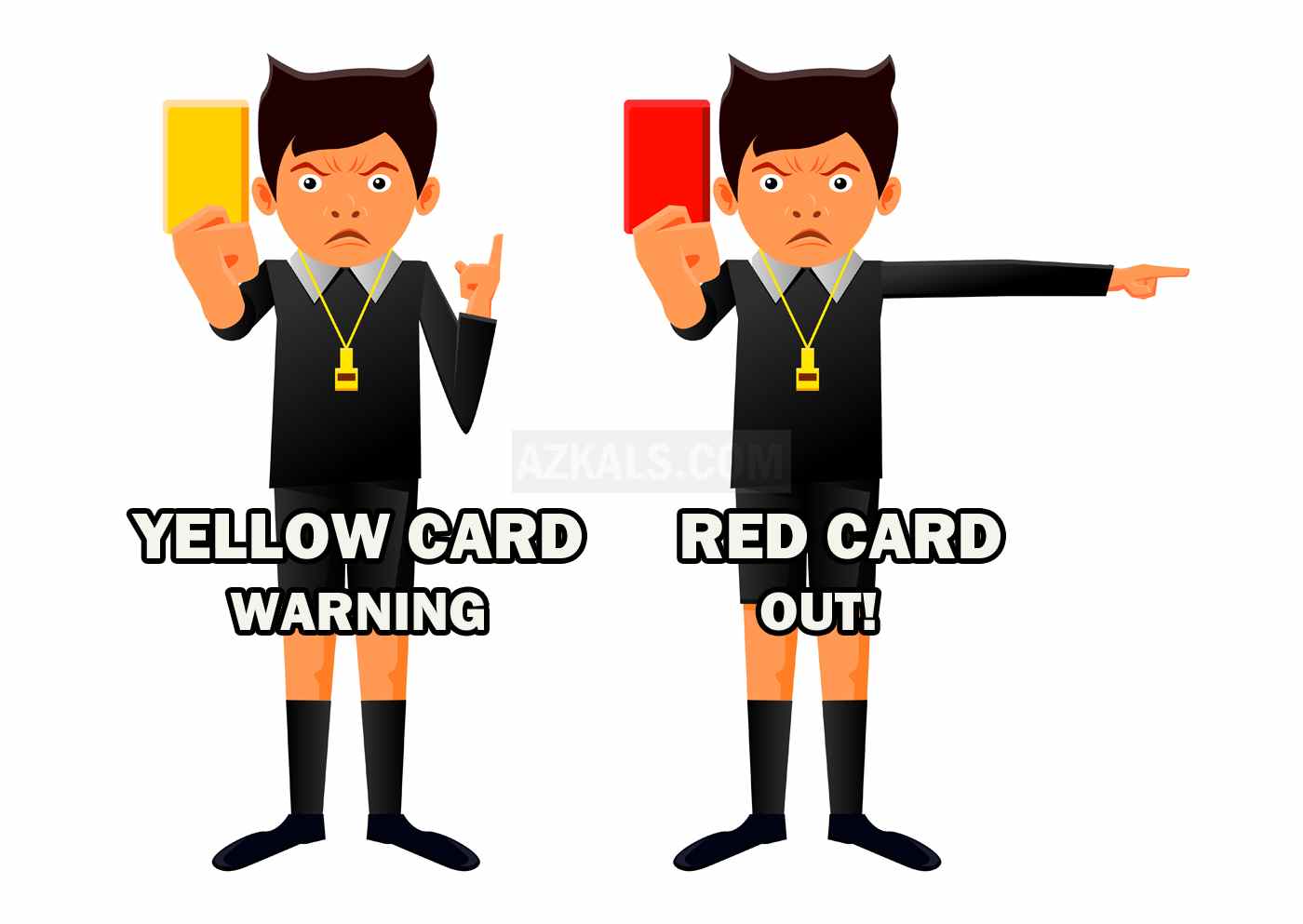 Soccer Tutorial Red Card And Yellow Card In Football Azkals